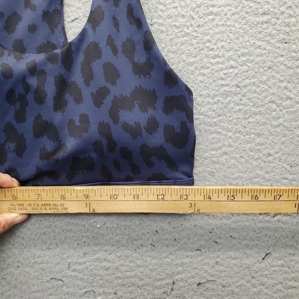 Allfenix Sports Bra Womens Large Multi Leopard Print Stretch Athletic Racerback - Picture 4 of 7